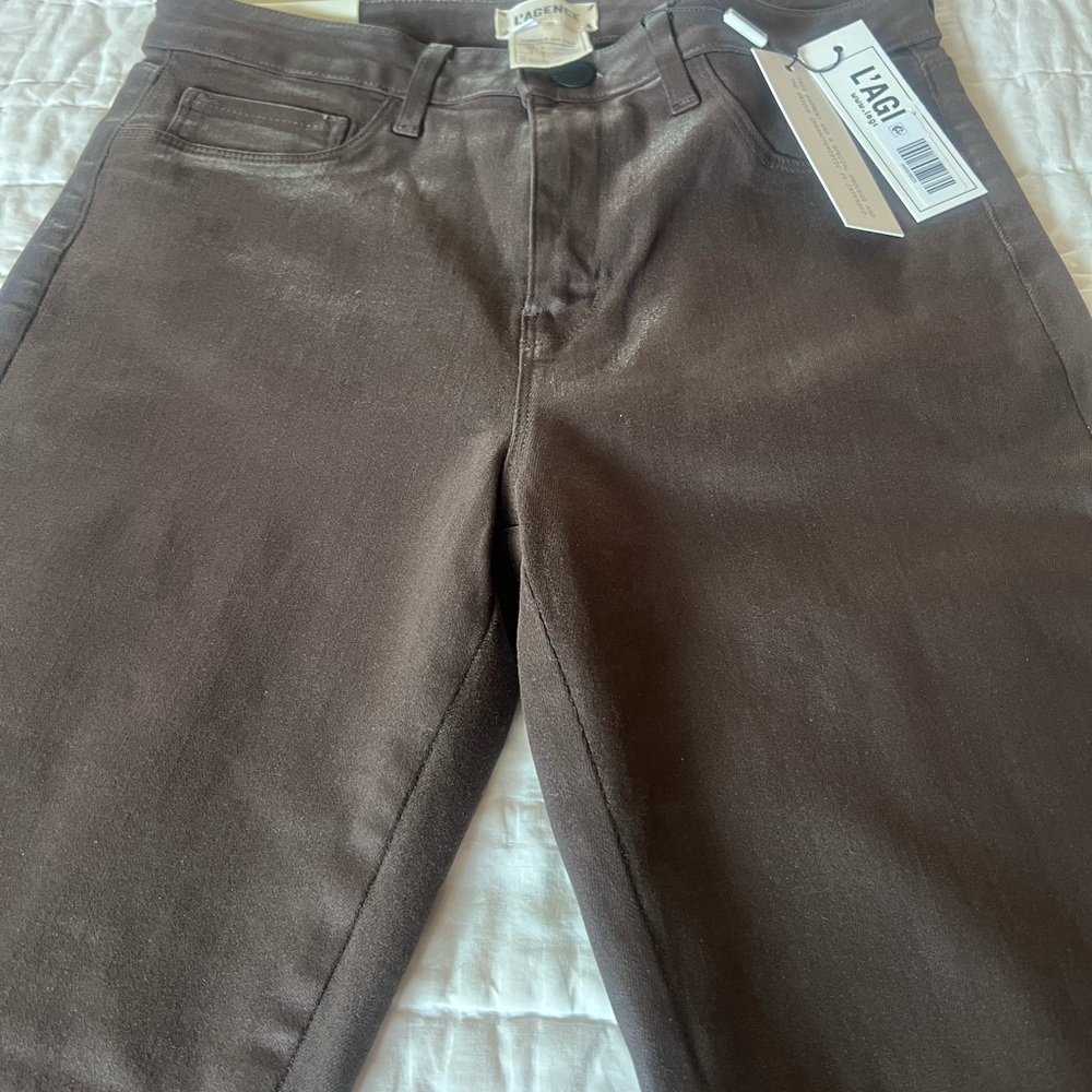 L'AGENCE Chocolate Brown Pants